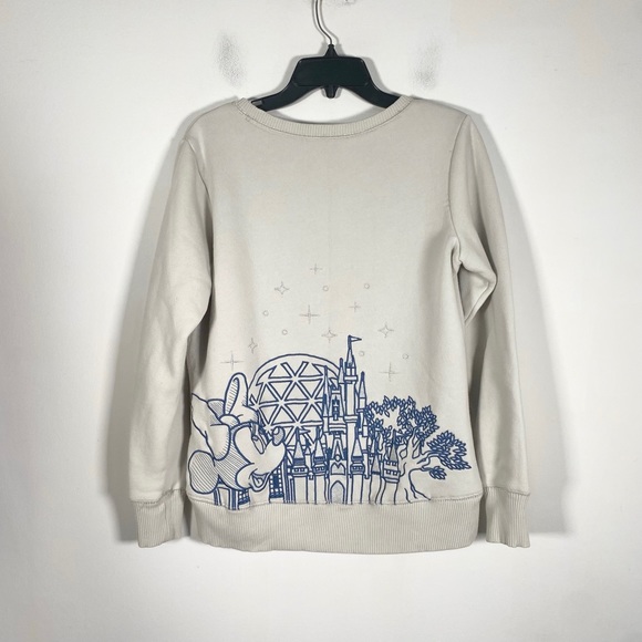 Disney Parks Women’s Size Medium Walt Disney World 2018 Sweatshirt Embroidered - Picture 4 of 10